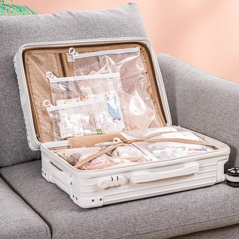 Multifunctionele plastic zak met ritssluiting