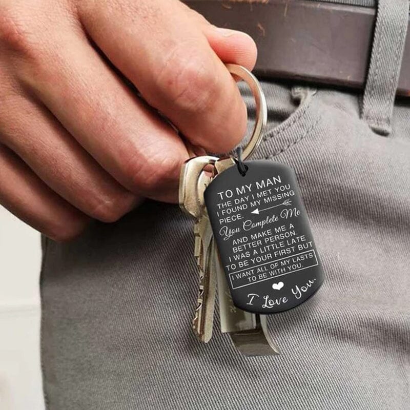 Ik wil dat al mijn lasten bij je zijn sleutelhanger