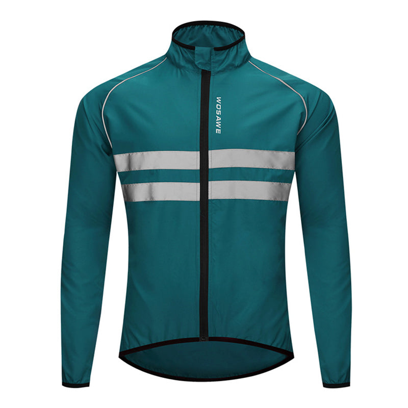 Windjack met lange mouwen voor fietsen