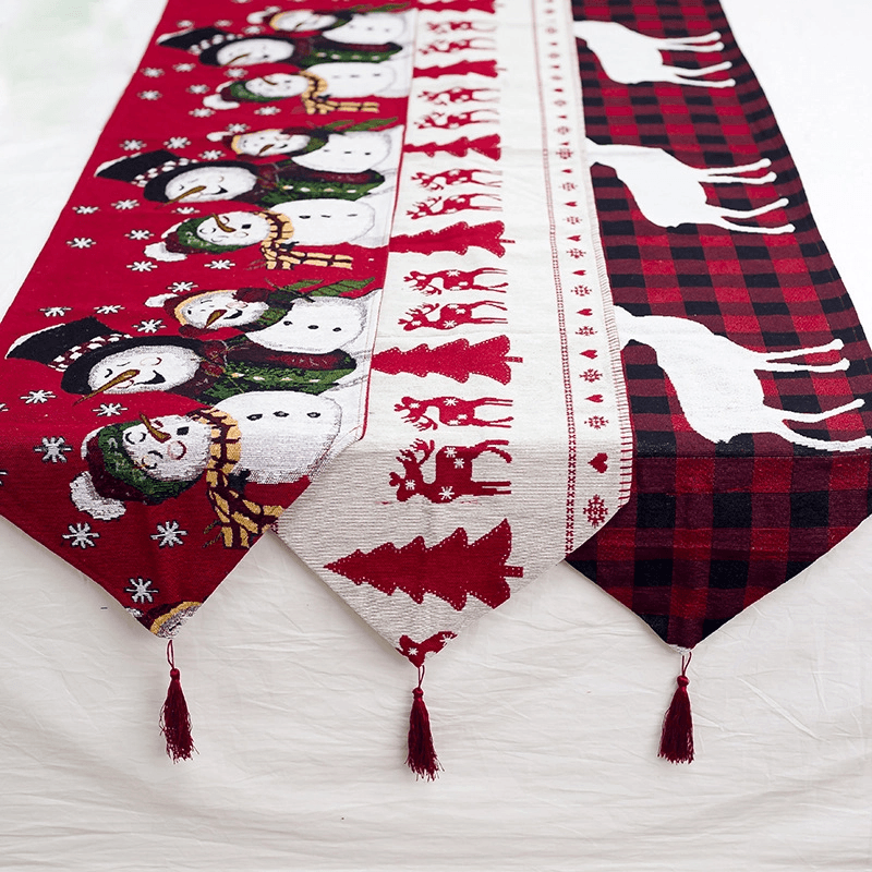 Kerstmis Handgemaakt Tafelkleed Decoratie