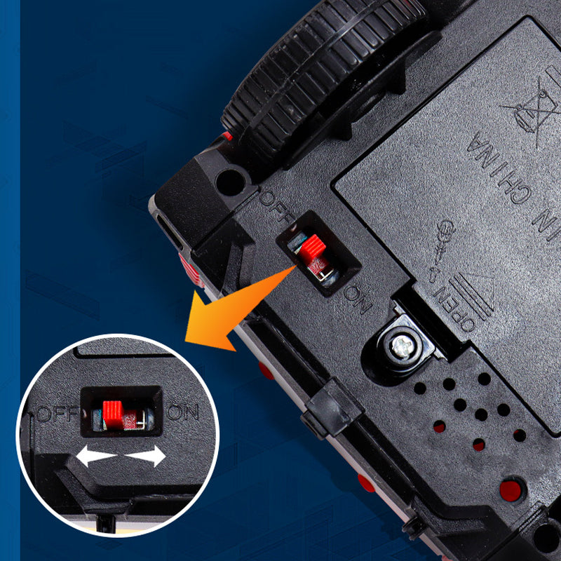 Transformerend robotmodel speelgoedauto