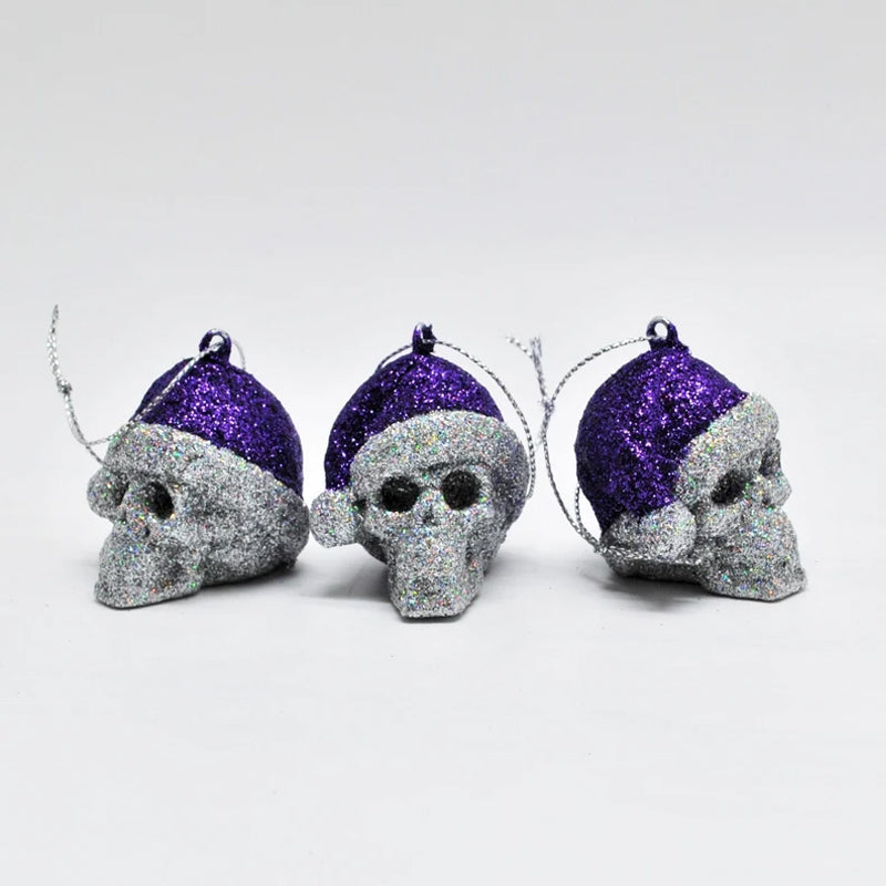 Santa Skull Bauble