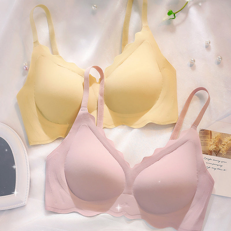 Ademende naadloze beugelloze bh