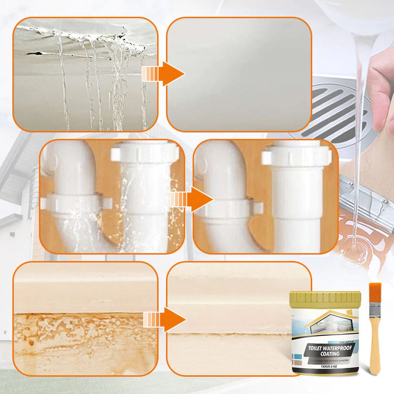 Heldere waterdichte patch- en afdichtingsvloeistof