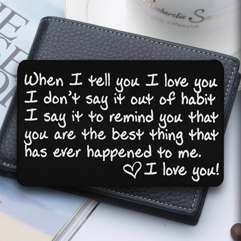 Stainless Steel Belettering kaart