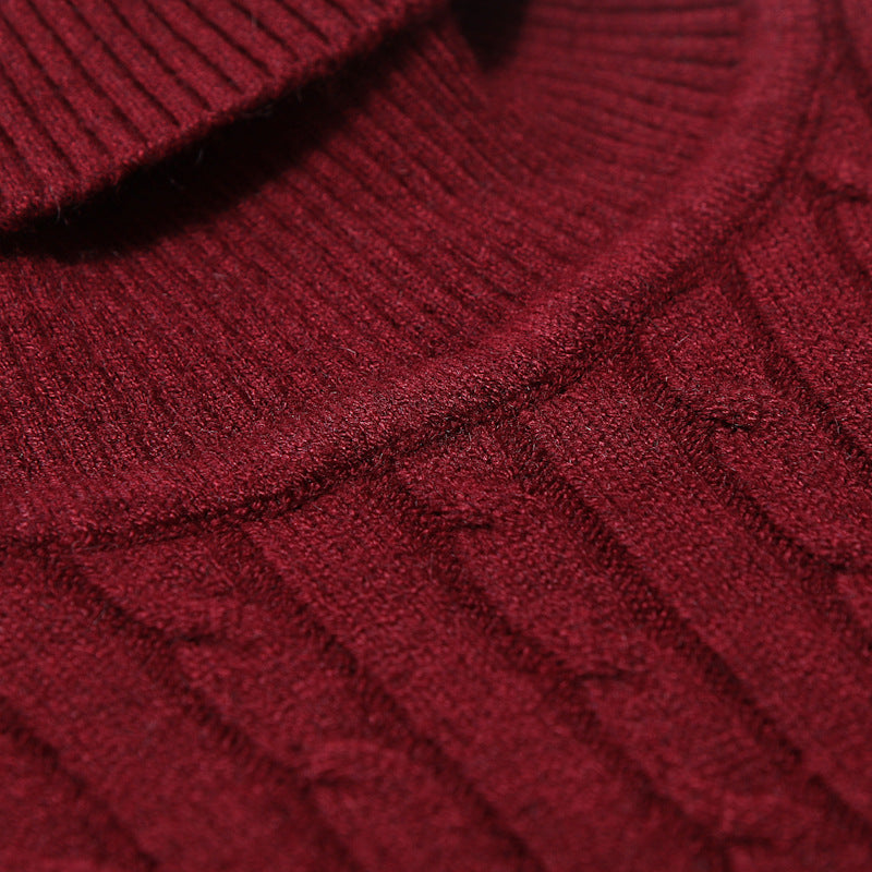 Men's Knitted Turtleneck Sweater
