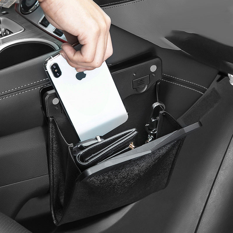 Waterdichte auto lederen prullenbak