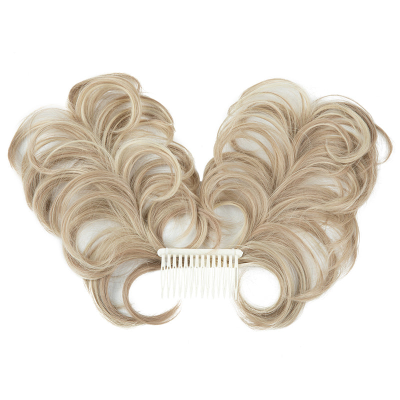 Moeiteloze elegantie zijkam met clip in haarknotje