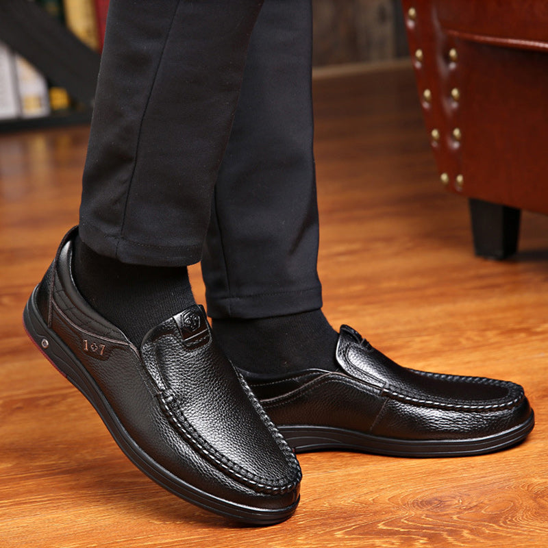 Loafers van echt leer met zachte binnenzool voor heren