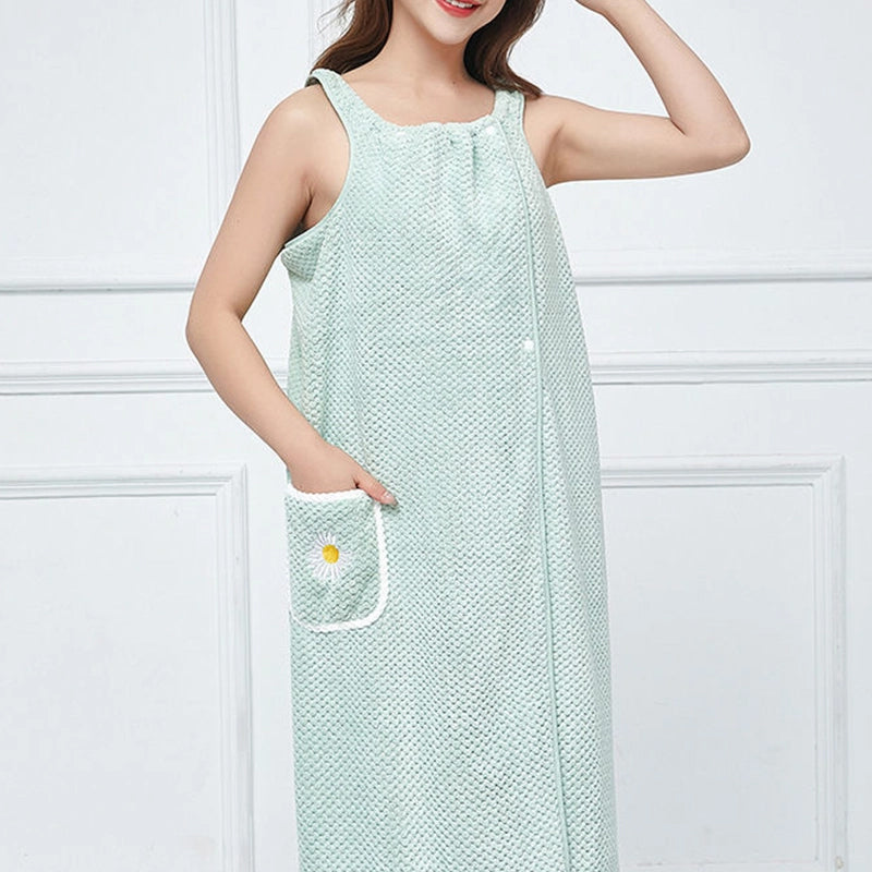 Sneldrogende absorberende water draagbare badjassen