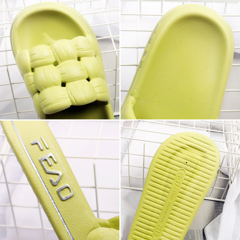 Superzachte pantoffels met dikke zolen