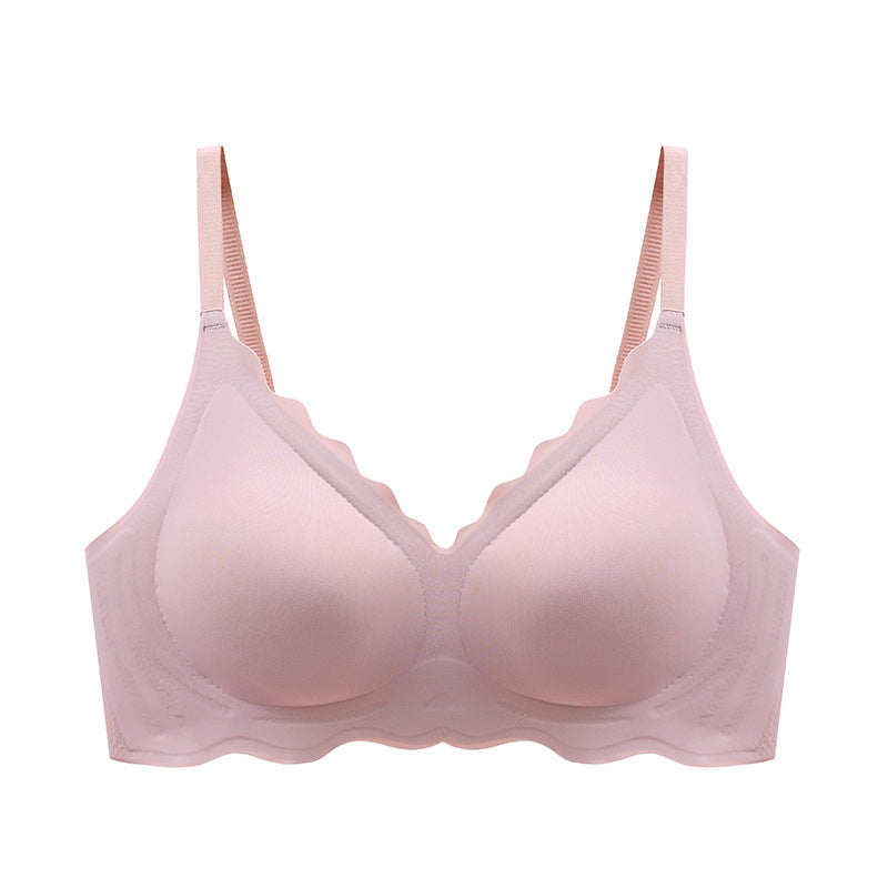 Ademende naadloze beugelloze bh