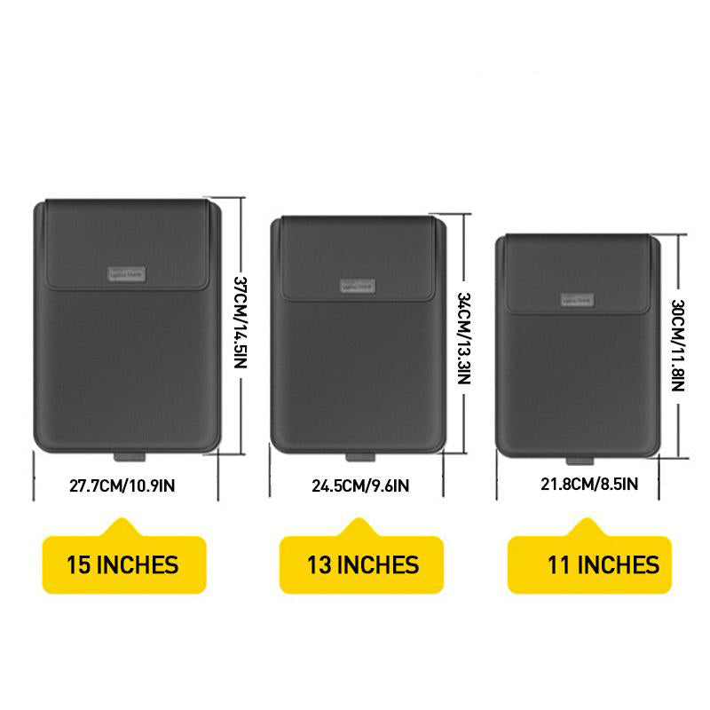 Tas voor laptophoes met standaard