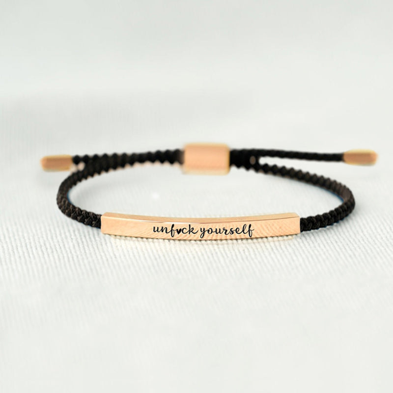 UNF♥CK Jezelf Tube-armband