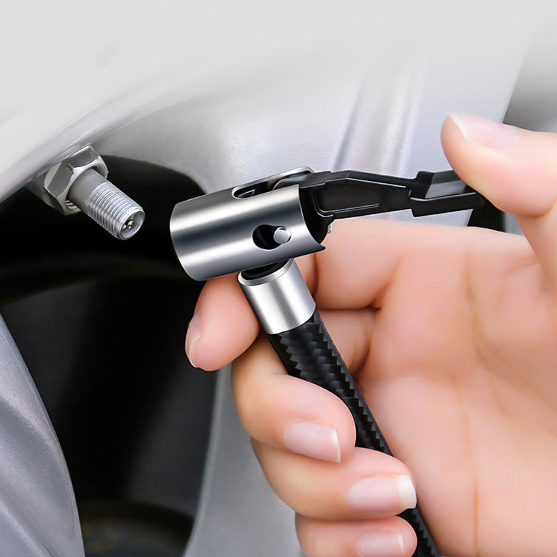 Draagbare luchtpomp met digitaal display