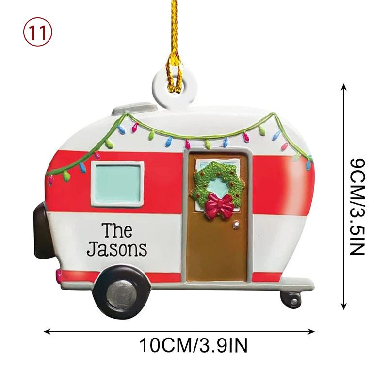 Auto-Boot-Kerstijzer Ornament