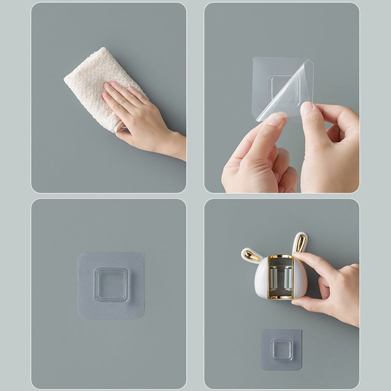 Schattige konijnenmophouder