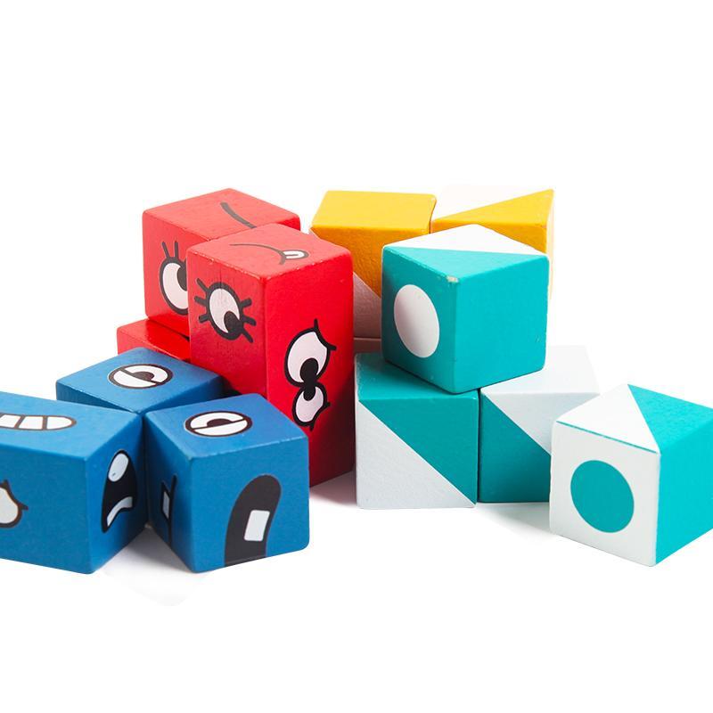 Puzzel Bouwkubussen