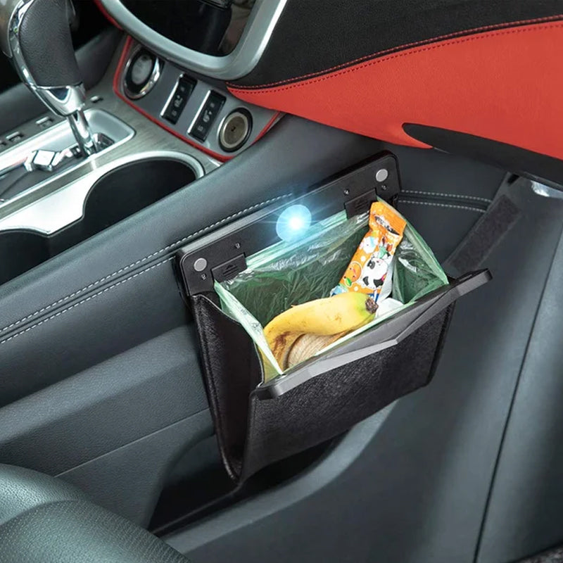 Waterdichte auto lederen prullenbak