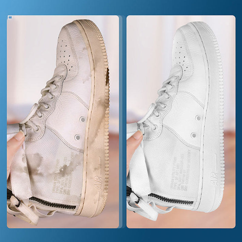 Witte schoenenreiniger