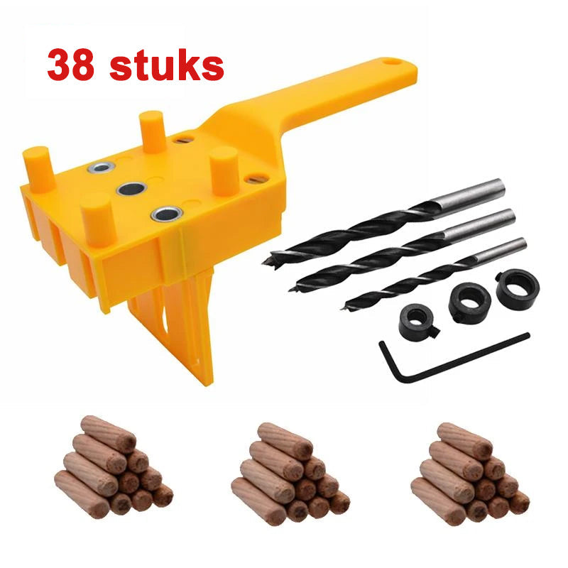 Boorgeleider voor hout deuvelgaten