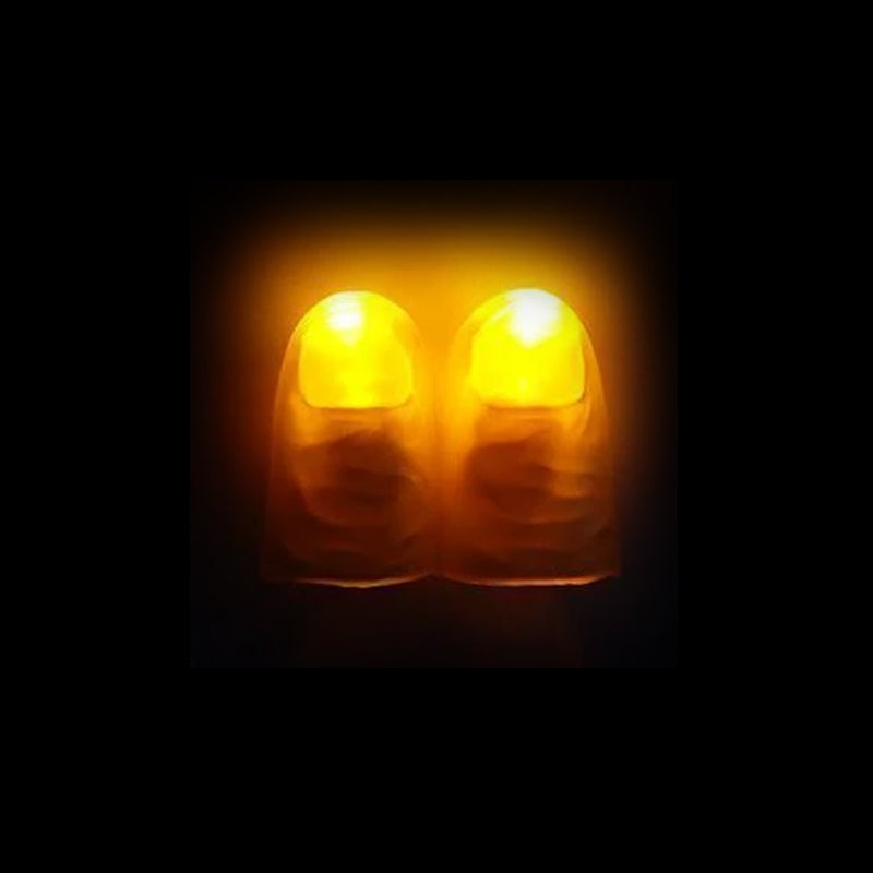 Magische duim - licht op vingers