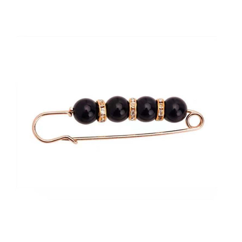 Fancy strass parels veiligheidsspeld broche