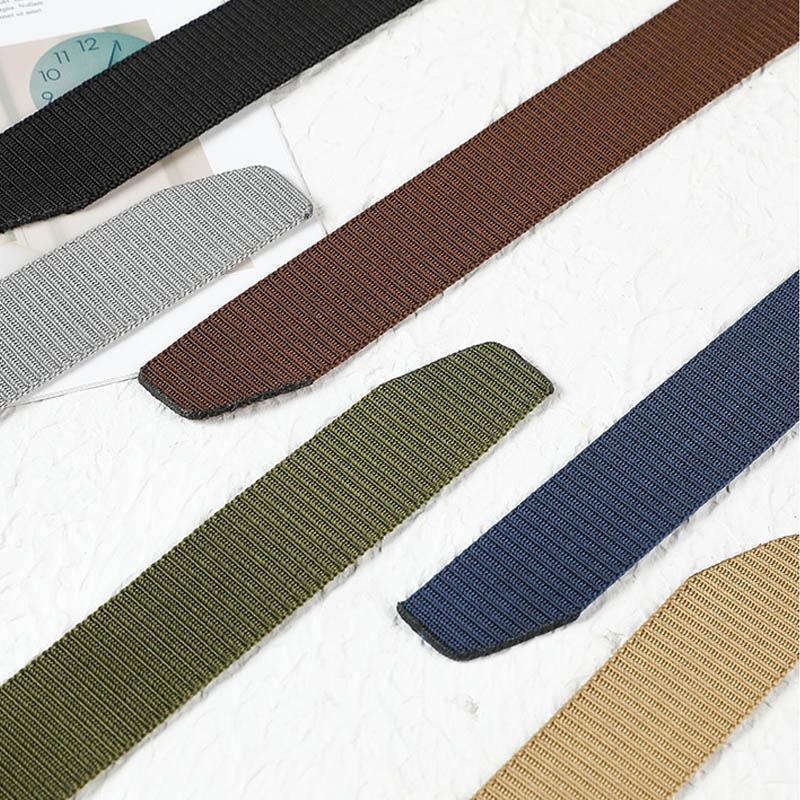 Niet-metalen niet-magnetische nylon riem met gesp