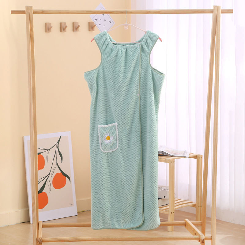 Sneldrogende absorberende water draagbare badjassen