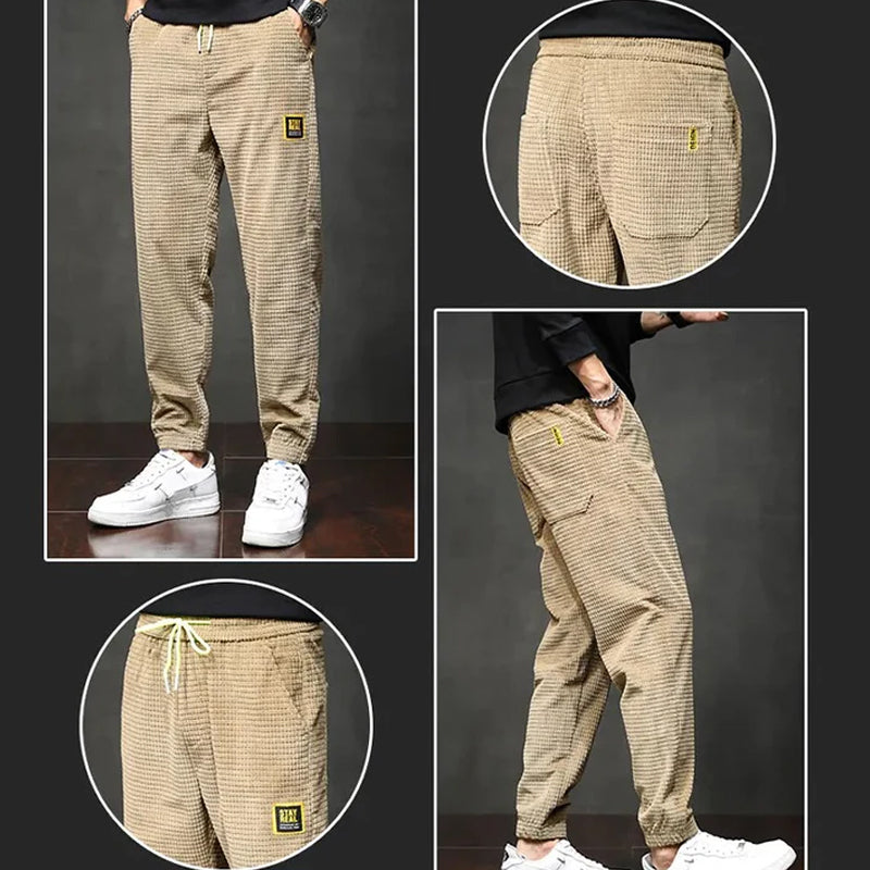 Corduroy vrijetijdsbroek voor heren