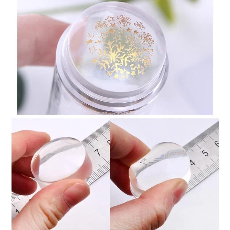 Nagel Kunst Stickers Stempelset