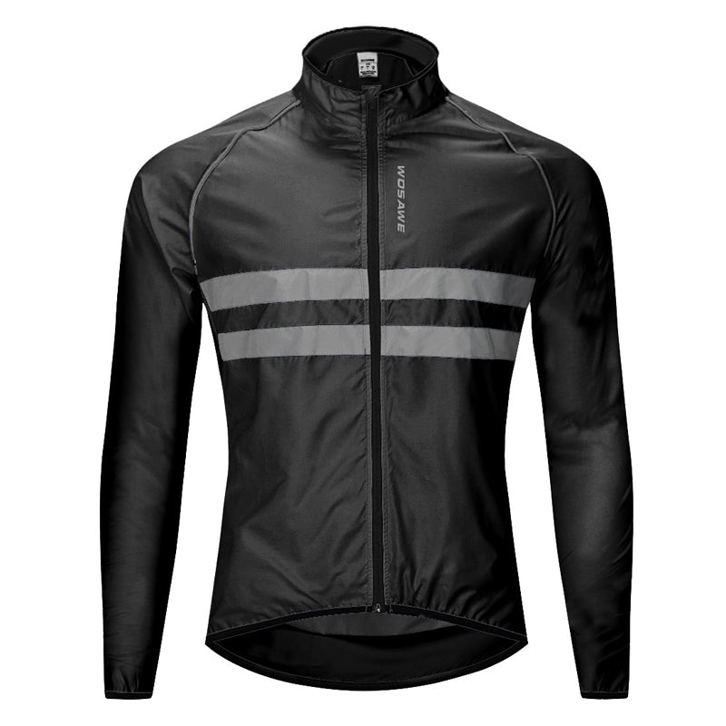 Windjack met lange mouwen voor fietsen