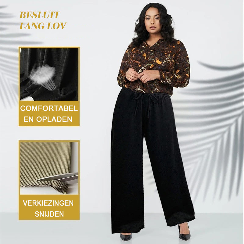 Losse broek in grote maten