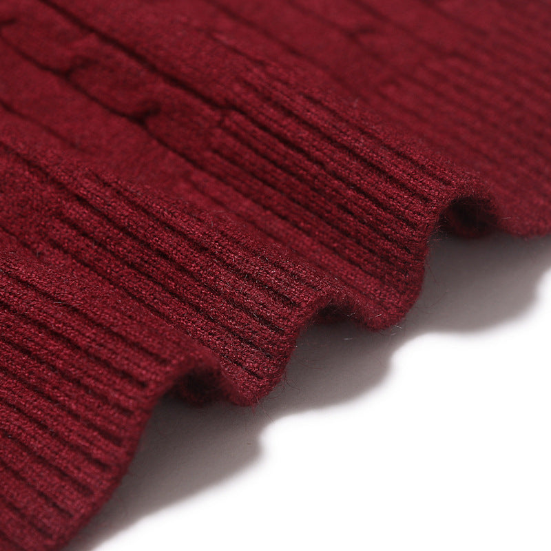 Men's Knitted Turtleneck Sweater