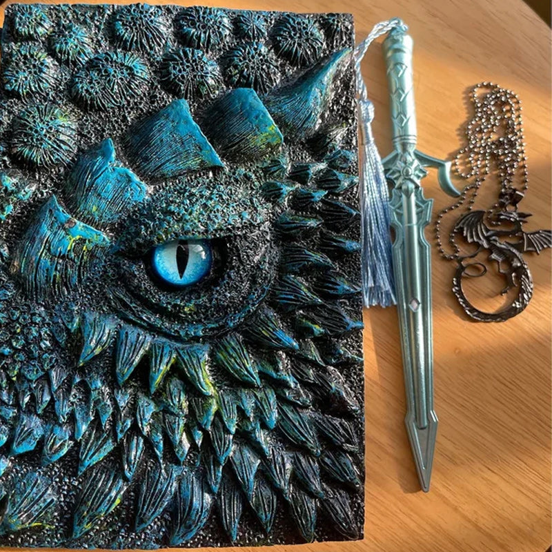 Glorieus 3D Dragon Journal-boek