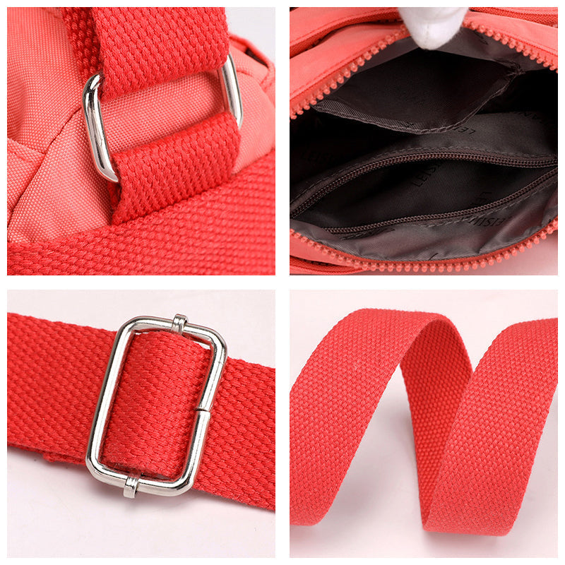 Dames casual multi-layered modieuze nylon eenvoudige crossbody tas