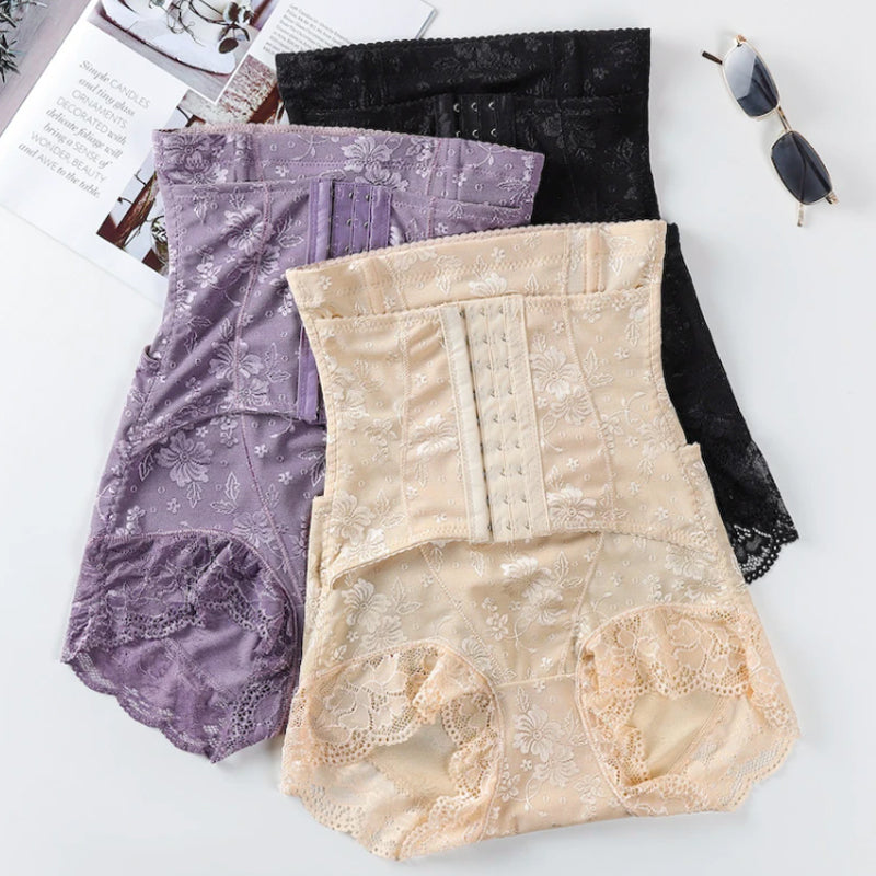 Hoge taille buik vermagering shorts