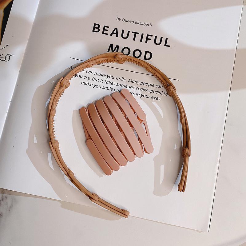 Draagbare telescopische haarbanden voor dameshaar