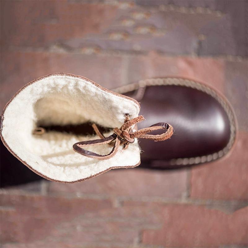 Dameslaarzen met ronde neus