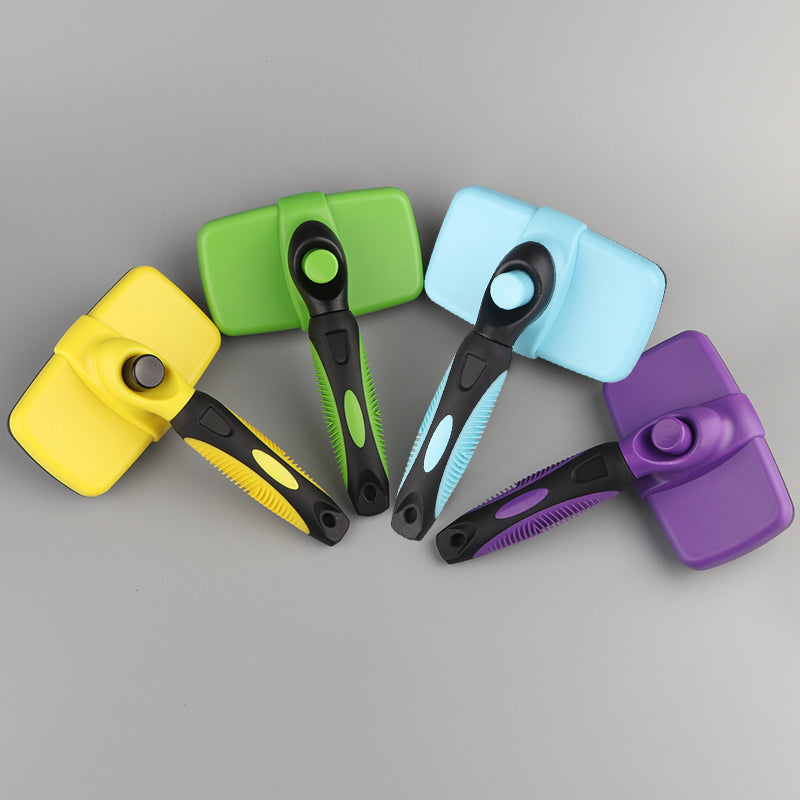 Zelfreinigende Slicker-borstel voor honden en katten