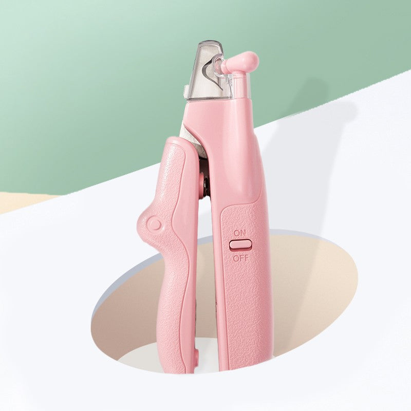 Nagelknipper voor huisdieren met LED-lampje en nagel opberg doos