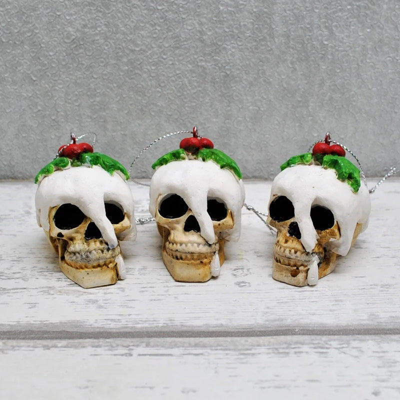 Santa Skull Bauble
