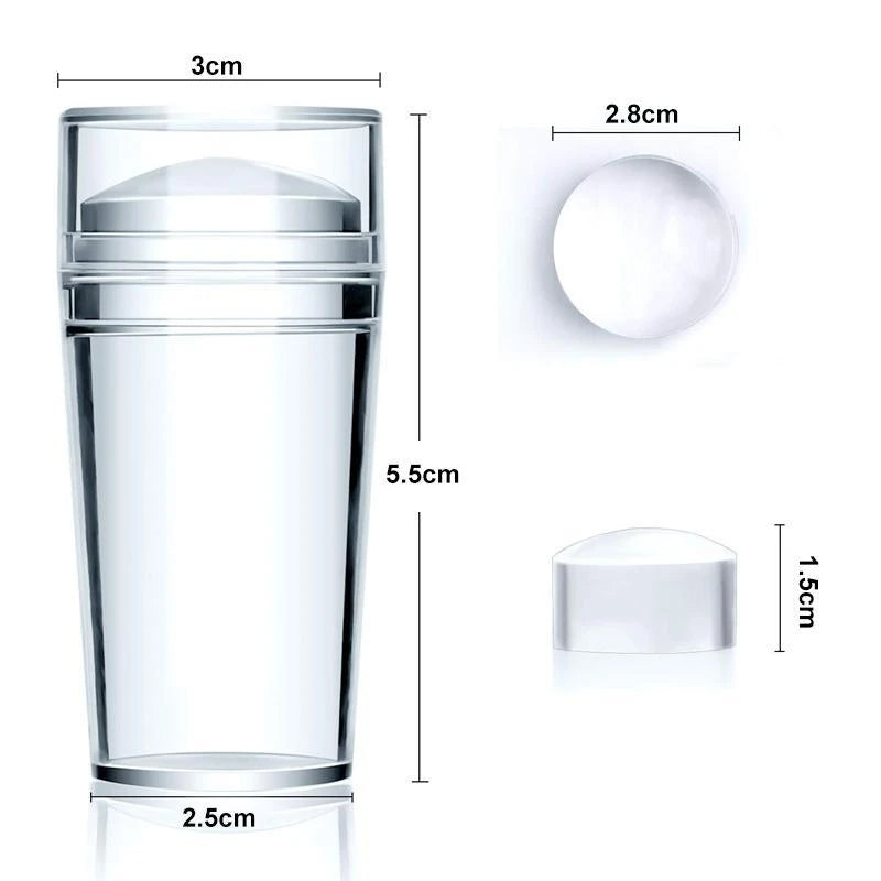 Nagel Kunst Stickers Stempelset