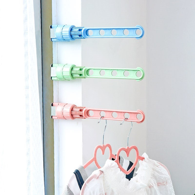Opvouwbare kleerhanger voor aan de muur