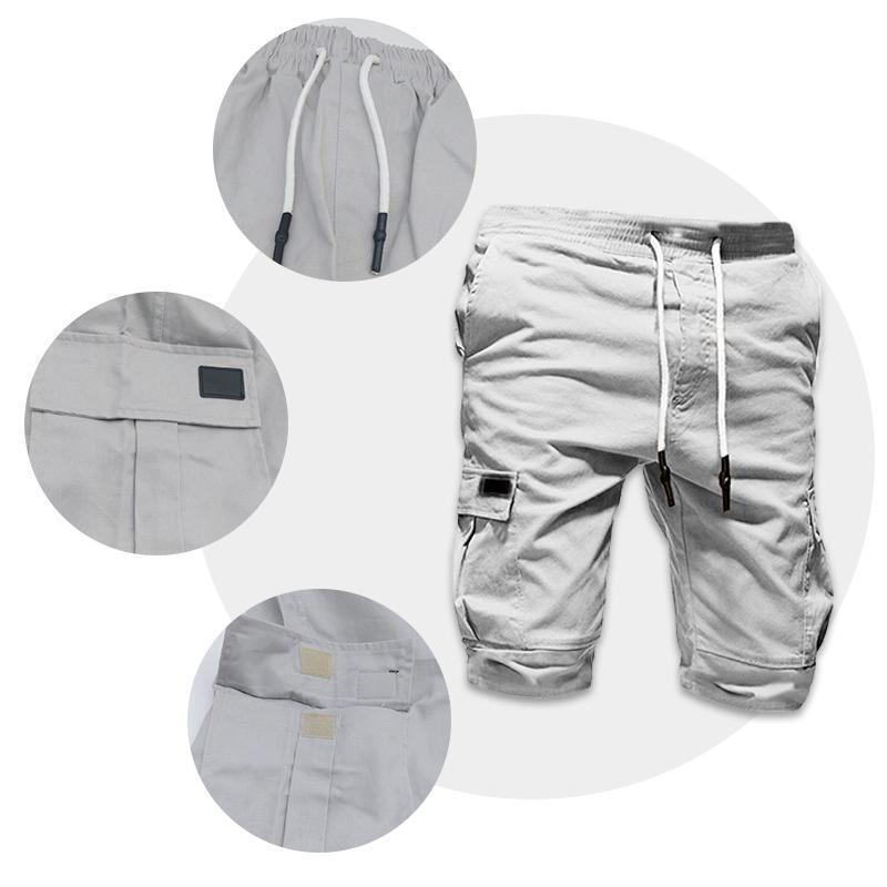 Losse shorts voor heren met grote zakken