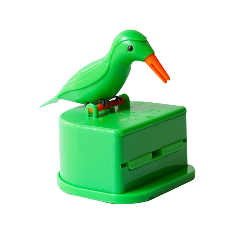 Creatieve automatische tandenstokerdoos Cartoon Vogel