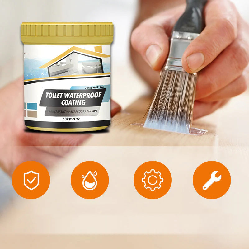 Heldere waterdichte patch- en afdichtingsvloeistof