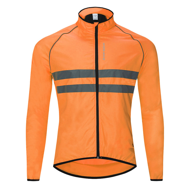Windjack met lange mouwen voor fietsen