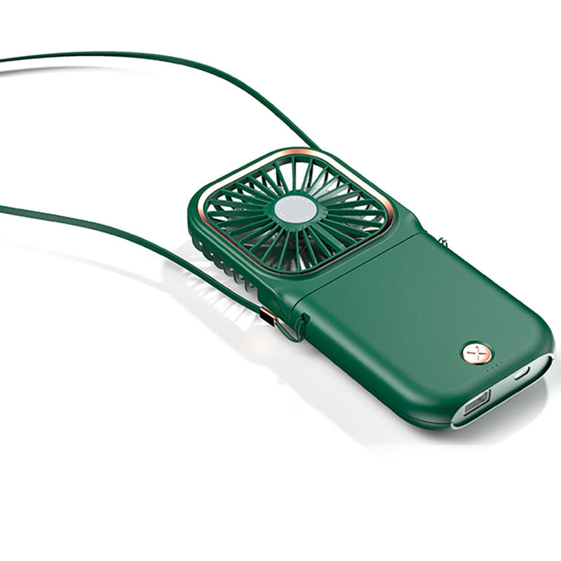 Draagbare hangende nekventilator
