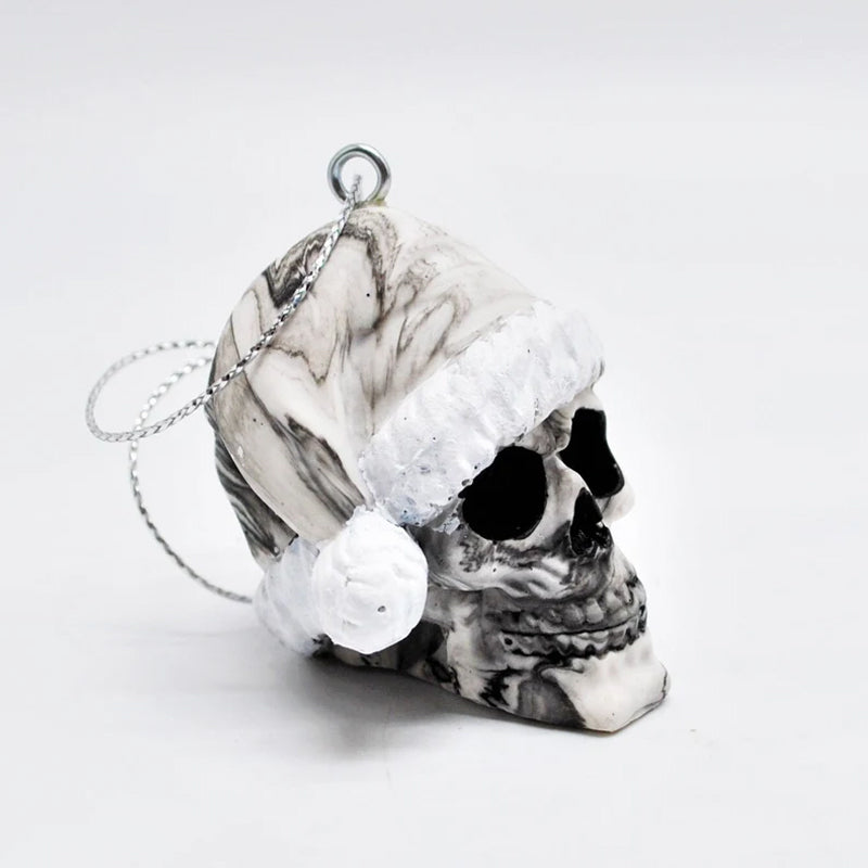 Santa Skull Bauble